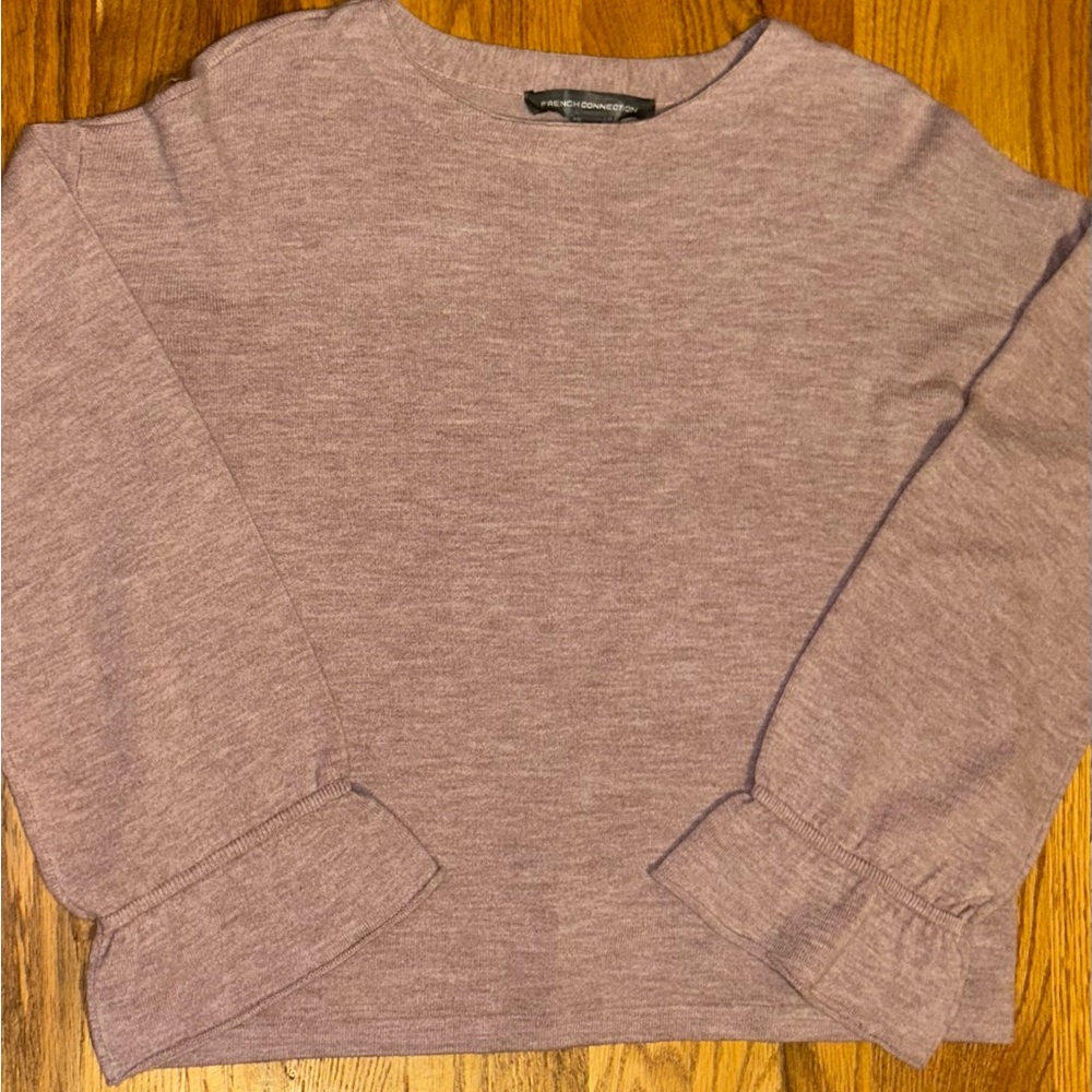 French Connection Purple‎ Crew Neck Sweater